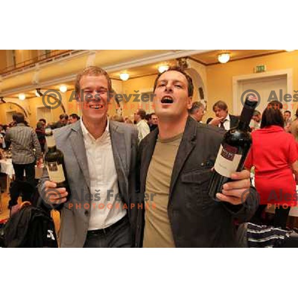  13th slovenian wine festival and 3nd culinary festival in Grand hotel Union and hotel Slon, Ljubljana, Slovenia on November 18,2010 