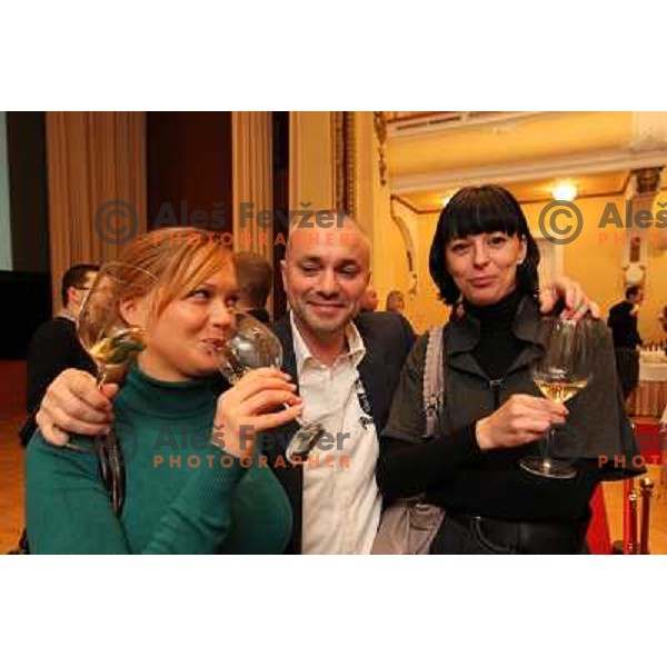  13th slovenian wine festival and 3nd culinary festival in Grand hotel Union and hotel Slon, Ljubljana, Slovenia on November 18,2010 