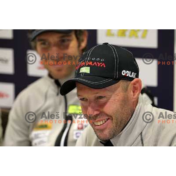 Uros Velepec during Slovenia Biathlon team press conference in Ljubljana, Slovenia on November 25, 2010 