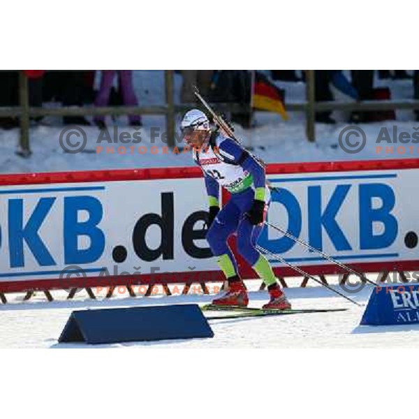 Klemen Bauer (SLO) during E.On IBU World Cup Biathlon, Men 20km individual at Pokljuka, Slovenia on December 16, 2010 