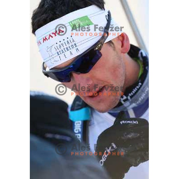 Jakov Fak during E.On IBU World Cup Biathlon, Men 20km individual at Pokljuka, Slovenia on December 16, 2010 