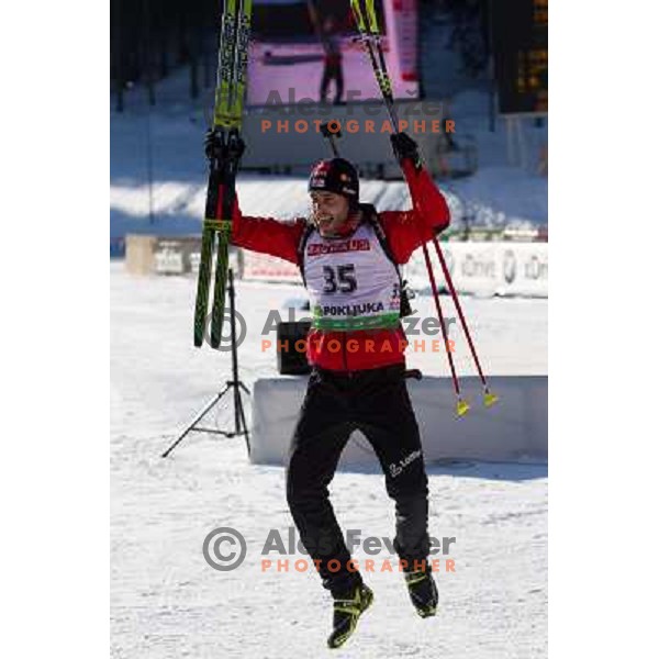 Daniel Mesotitsch (AUT) during E.On IBU World Cup Biathlon, Men 20km individual at Pokljuka, Slovenia on December 16, 2010 