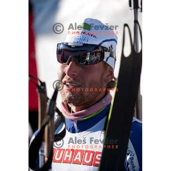 Klemen Bauer (SLO) during E.On IBU World Cup Biathlon, Men 20km individual at Pokljuka, Slovenia on December 16, 2010 