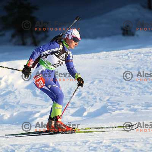 E.On IBU World Cup Biathlon, Women 15km individual at Pokljuka, Slovenia on December 16, 2010 