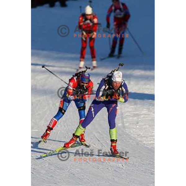 Teja Gregorin (SLO) during E.On IBU World Cup Biathlon, Women 15km individual at Pokljuka, Slovenia on December 16, 2010 