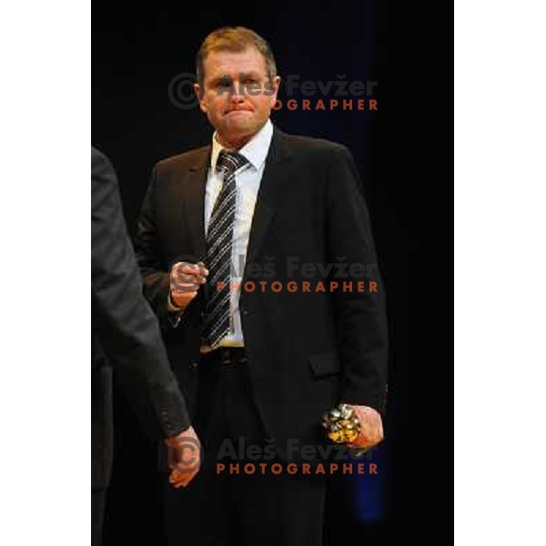 Matjaz Kek at the Slovenian sportsman of the year 2010, Ljubljana, Slovenia 