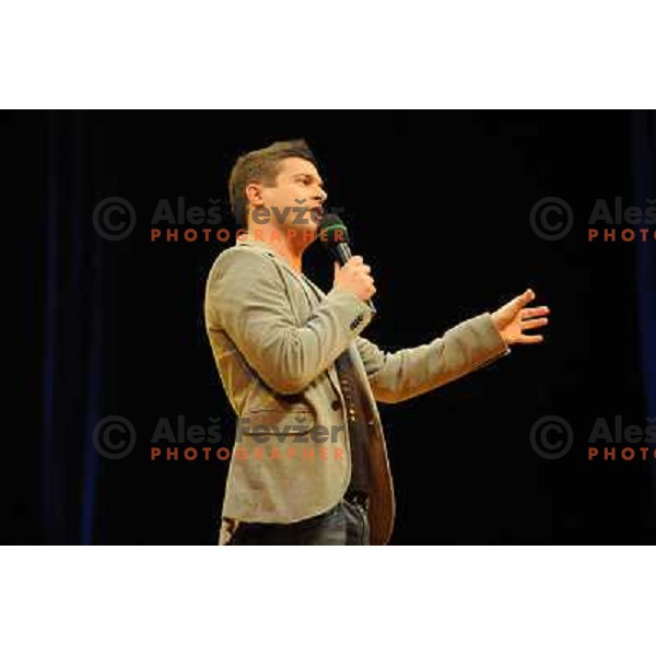 comedian at the Slovenian sportsman of the year 2010, Ljubljana, Slovenia 