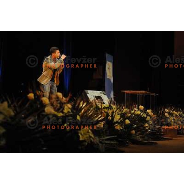 comedian at the Slovenian sportsman of the year 2010, Ljubljana, Slovenia 