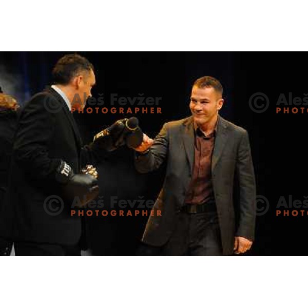 Gaspe Bolhar, Dejan Zavec at the Slovenian sportsman of the year 2010, Ljubljana, Slovenia 