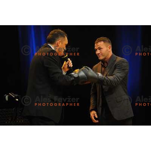 Gaspe Bolhar, Dejan Zavec at the Slovenian sportsman of the year 2010, Ljubljana, Slovenia 