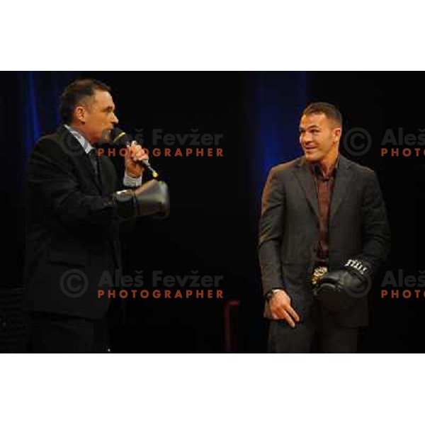 Gaspe Bolhar, Dejan Zavec at the Slovenian sportsman of the year 2010, Ljubljana, Slovenia 