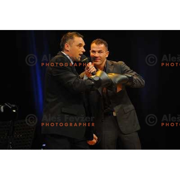 Gaspe Bolhar, Dejan Zavec at the Slovenian sportsman of the year 2010, Ljubljana, Slovenia 