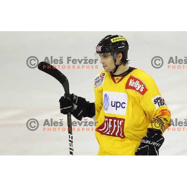 David Rodman of Tilia Olimpija in action during ice-hockey match Tilia Olimpija-Vienna Capitals in round 36 of EBEL league, played in Hala Tivoli, Ljubljana on January 7, 2011 