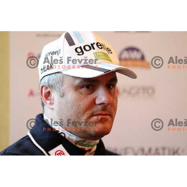 Marko Gracer of Slovenia Nordic Ski team during press conference in Ljubljana, Slovenia on January 10,2011 