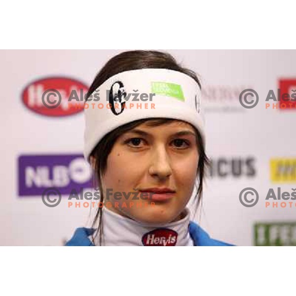 Robnik during press conference of Slovenia Ski Team before 47. Golden Fox- Zlata Lisica FIS Audi World Cup races in Maribor, Slovenia on January 14, 2011 