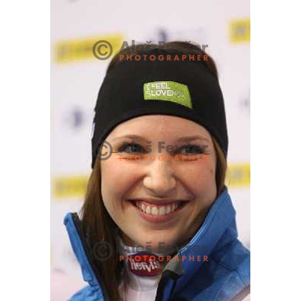 Robnik during press conference of Slovenia Ski Team before 47. Golden Fox- Zlata Lisica FIS Audi World Cup races in Maribor, Slovenia on January 14, 2011 