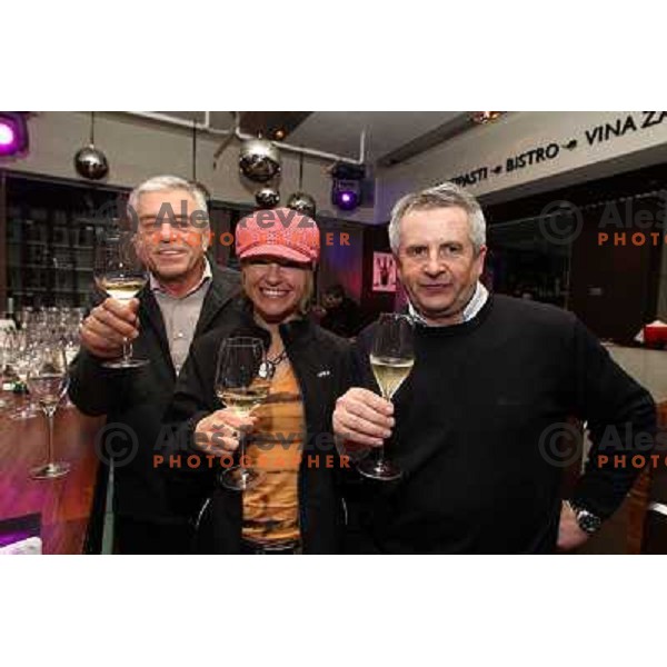 Matjaz Kranjc at Welsh Riesling night in Rozmarin wine bar during 47. Golden Fox- Zlata Lisica FIS Audi World Cup races in Maribor, Slovenia on January 14, 2011 