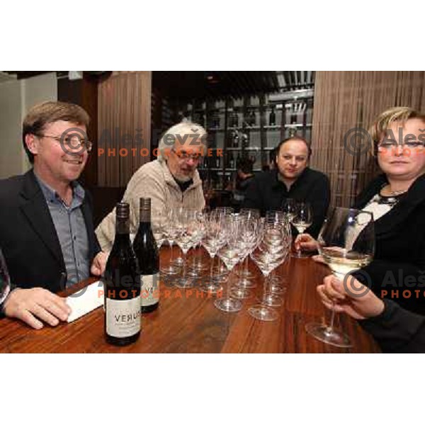 Welsh Riesling night in Rozmarin wine bar during 47. Golden Fox- Zlata Lisica FIS Audi World Cup races in Maribor, Slovenia on January 14, 2011 