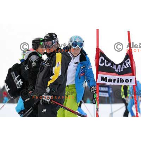 Gorazd Bedrac during Course inspection before 47. Golden Fox- Zlata Lisica FIS Audi World Cup Giant Slalom in Maribor, Slovenia on January 15, 2011 