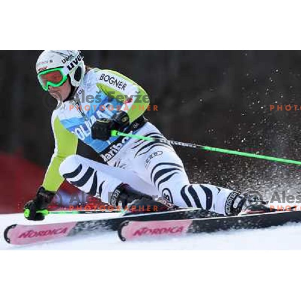Viktoria Rebensburg (GER) during 47. Golden Fox- Zlata Lisica FIS Audi World Cup Giant Slalom race in Maribor, Slovenia on January 15, 2011. Race was cancelled after 25 racers in the finish. 