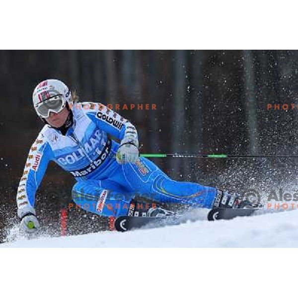 Anja Paerson (SWE) during 47. Golden Fox- Zlata Lisica FIS Audi World Cup Giant Slalom race in Maribor, Slovenia on January 15, 2011. Race was cancelled after 25 racers in the finish. 