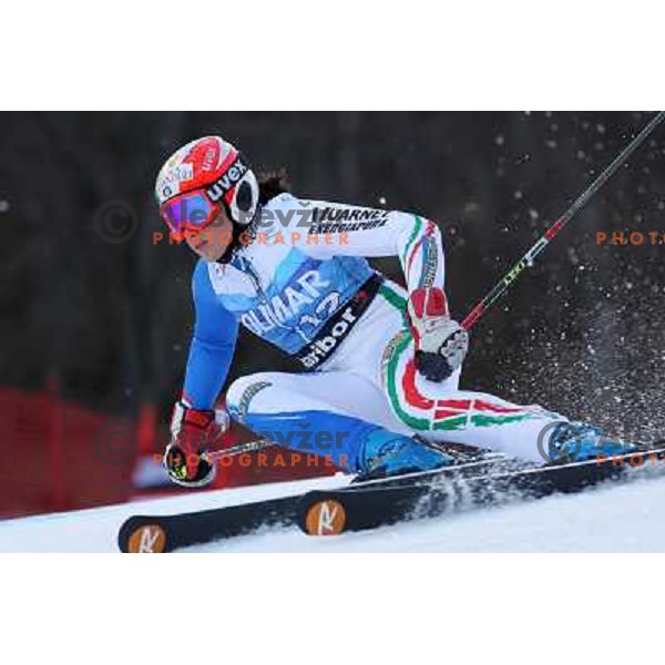 Federica Brignone (ITA) during 47. Golden Fox- Zlata Lisica FIS Audi World Cup Giant Slalom race in Maribor, Slovenia on January 15, 2011. Race was cancelled after 25 racers in the finish. 