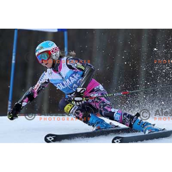 Julia Mancuso (USA) during 47. Golden Fox- Zlata Lisica FIS Audi World Cup Giant Slalom race in Maribor, Slovenia on January 15, 2011. Race was cancelled after 25 racers in the finish. 