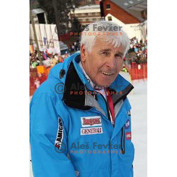 Joze Gazvoda during 47. Golden Fox- Zlata Lisica FIS Audi World Cup Giant Slalom race in Maribor, Slovenia on January 15, 2011. Race was cancelled after 25 racers in the finish. 