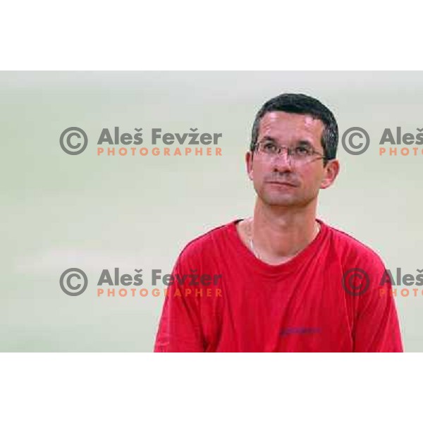 Rajmond Debevec of Slovenia during 3 positions shooting competition at Summer Olympic Games in Athens, Greece , August 2004 