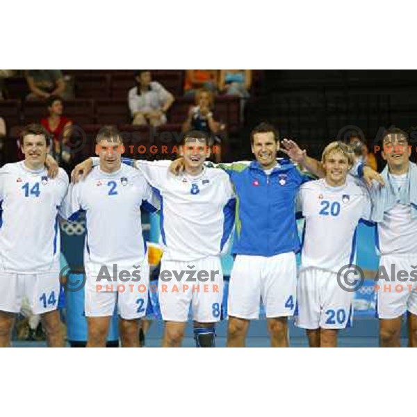 Sergej Rutenka, Miladin Kozlina, Marko Ostir, Renato Vugrinec,Luka Zvizej,Tomaz Tomsic, Summer Olympic Games Athens 2004, Greece 