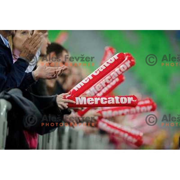  at the handball game RK Krim Mercator Ljubljana - Itxako Reyno De Navarra , played in the Women\'s EHF Champions league main round, 05.02.2011 , Stozice Arena, Ljubljana, 