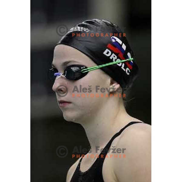 Nina Drolc during Slovenian Indoor Swimming Championships in short pool (25 meters) in Bazen Tivoli, Ljubljana on February 6,2011 