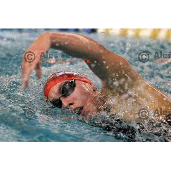 Nika Kozamernik during Slovenian Indoor Swimming Championships in short pool (25 meters) in Bazen Tivoli, Ljubljana on February 6,2011 