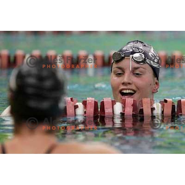 Nina Cesar during Slovenian Indoor Swimming Championships in short pool (25 meters) in Bazen Tivoli, Ljubljana on February 6,2011 
