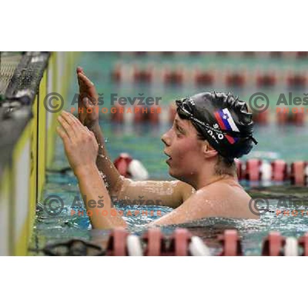 Tjasa Oder during Slovenian Indoor Swimming Championships in short pool (25 meters) in Bazen Tivoli, Ljubljana on February 6,2011 