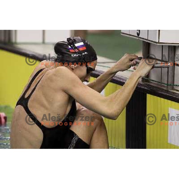 Maja Sovinek during Slovenian Indoor Swimming Championships in short pool (25 meters) in Bazen Tivoli, Ljubljana on February 6,2011 