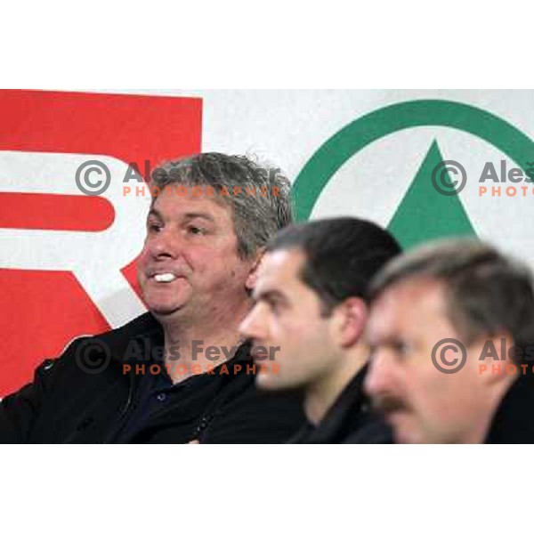 Ales Pipan, head coach of Zlatorog during basketball match Union Olimpija- Krka in quarter-final of Spar Cup, played in Poden Sports Hall, Skofja Loka, Slovenia on Feburary 11, 2011 