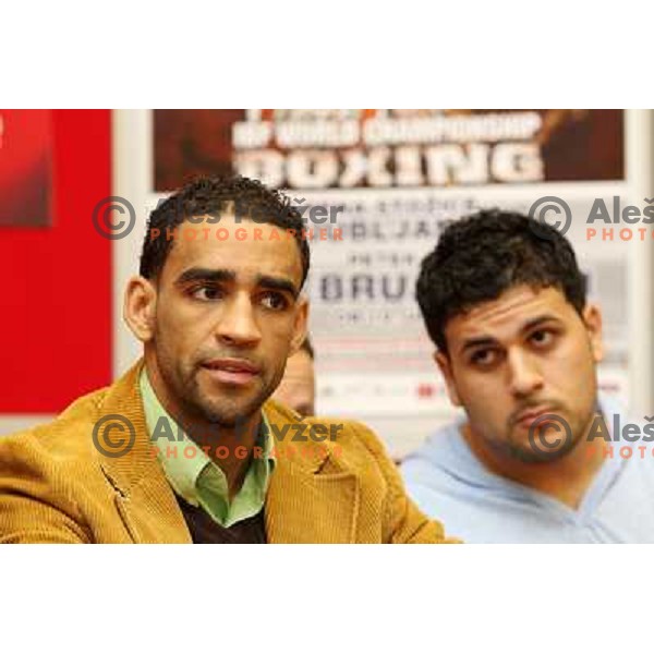Paul Delgado of USA during press conference before IBF World Championship walterweight fight, Ljubljana, Slovenia on February 14,2011 