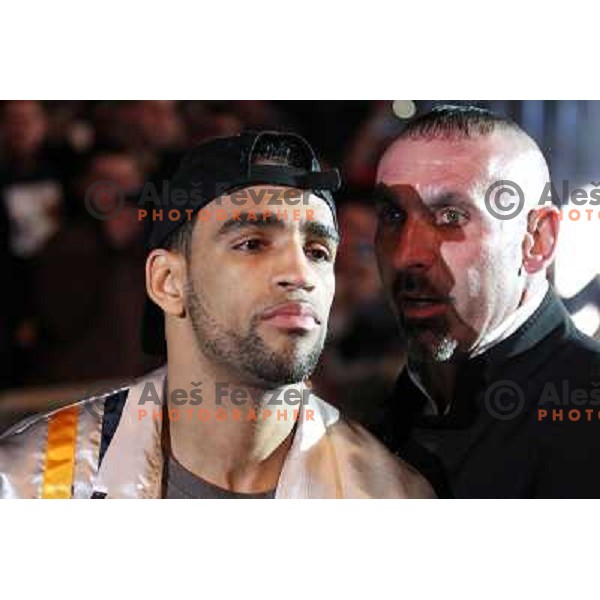 Paul Delgado of USA lost IBF World Boxing title fight in walterweight category with technical knockout (TKO) in fifth round in front of 13.000 fans in Stozice, Ljubljana, Slovenia on February 18,2011 