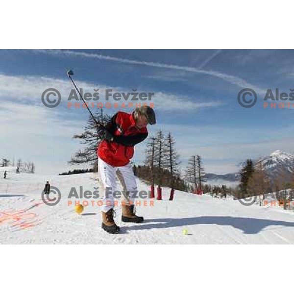 2. Diners Snow Golf Challenge, played at Krvavec Ski Resort in Slovenia on altitude 1800 meters. Teams of 2 golfers played Texas Scramble over 12 holes on February 27,2011 