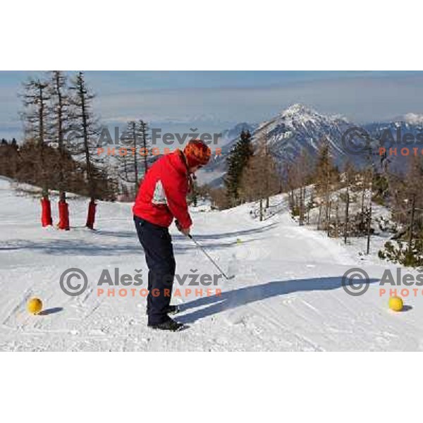 2. Diners Snow Golf Challenge, played at Krvavec Ski Resort in Slovenia on altitude 1800 meters. Teams of 2 golfers played Texas Scramble over 12 holes on February 27,2011 