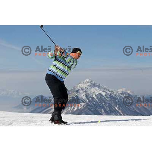 2. Diners Snow Golf Challenge, played at Krvavec Ski Resort in Slovenia on altitude 1800 meters. Teams of 2 golfers played Texas Scramble over 12 holes on February 27,2011 