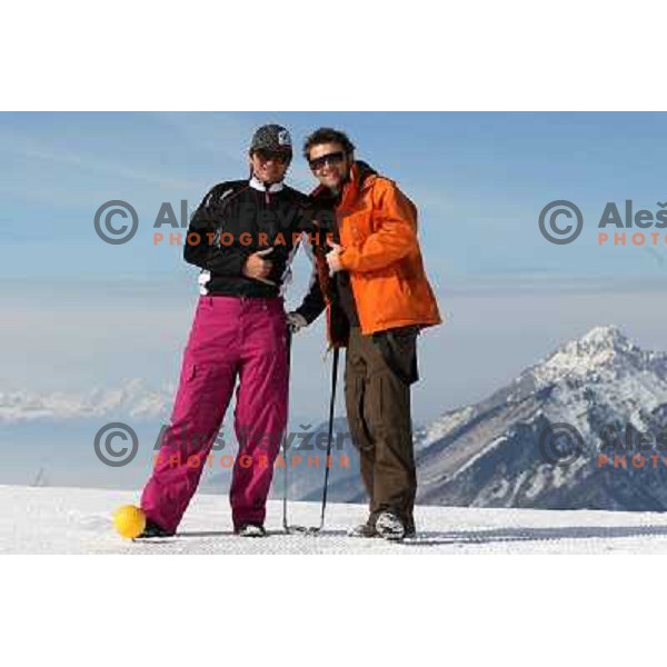2. Diners Snow Golf Challenge, played at Krvavec Ski Resort in Slovenia on altitude 1800 meters. Teams of 2 golfers played Texas Scramble over 12 holes on February 27,2011 