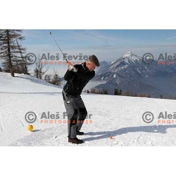 2. Diners Snow Golf Challenge, played at Krvavec Ski Resort in Slovenia on altitude 1800 meters. Teams of 2 golfers played Texas Scramble over 12 holes on February 27,2011 
