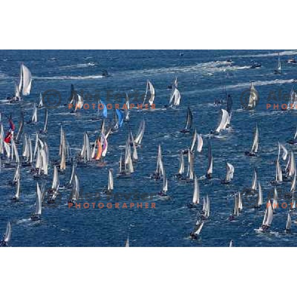 Small yachts after start