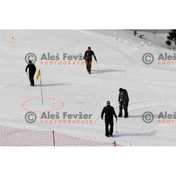 2. Diners Snow Golf Challenge, played at Krvavec Ski Resort in Slovenia on altitude 1800 meters. Teams of 2 golfers played Texas Scramble over 12 holes on February 27,2011 