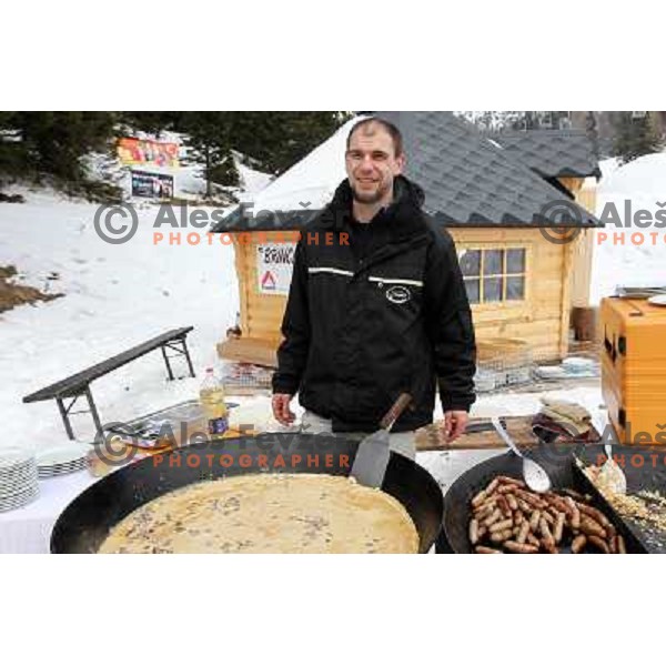 2. Diners Snow Golf Challenge, played at Krvavec Ski Resort in Slovenia on altitude 1800 meters. Teams of 2 golfers played Texas Scramble over 12 holes on February 27,2011 