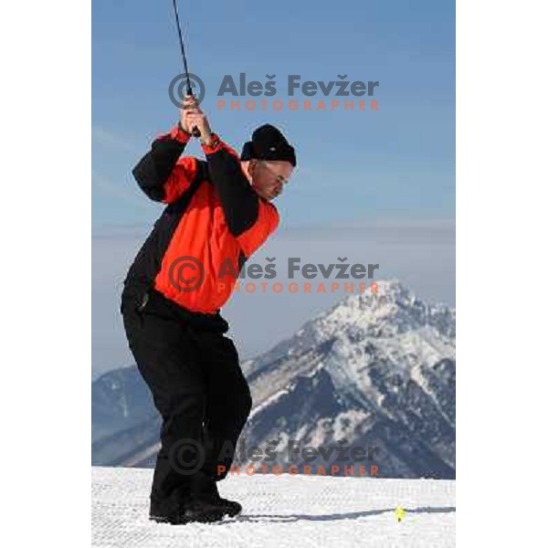 2. Diners Snow Golf Challenge, played at Krvavec Ski Resort in Slovenia on altitude 1800 meters. Teams of 2 golfers played Texas Scramble over 12 holes on February 27,2011 