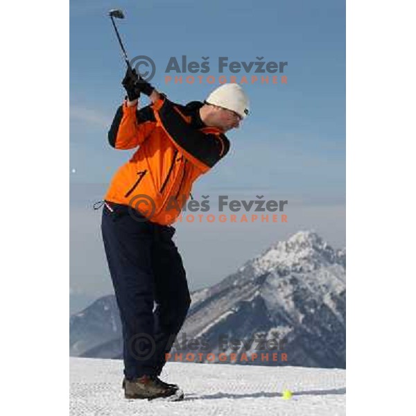 2. Diners Snow Golf Challenge, played at Krvavec Ski Resort in Slovenia on altitude 1800 meters. Teams of 2 golfers played Texas Scramble over 12 holes on February 27,2011 