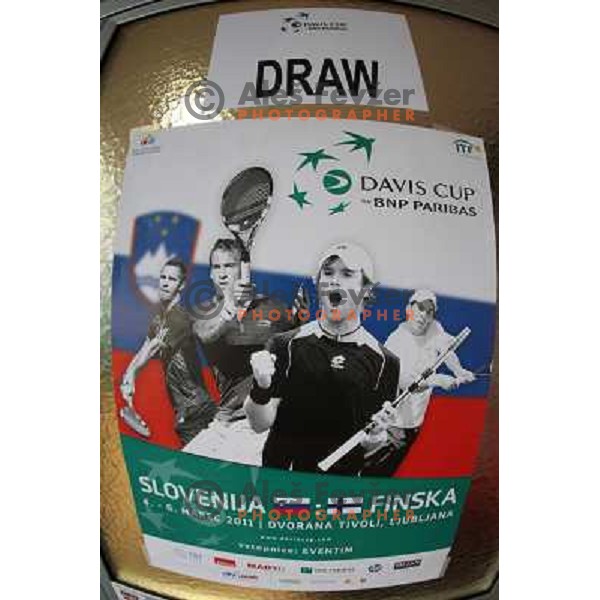  press conference before Davis Cup match Slovenia- Finnland in Hala Tivoli, Ljubljana, Slovenia on March 1, 2011 